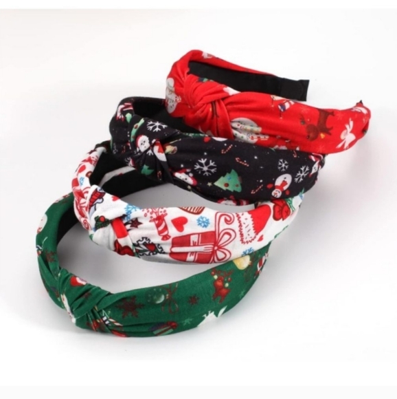 Christmas Headbands - Snowflake Santa Claus Snowman Tree You - Choose One NWOT - Picture 4 of 6